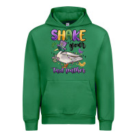 Emerald shake your tail feather mardi gras Urban Hoodie - MaliasSmallBusiness