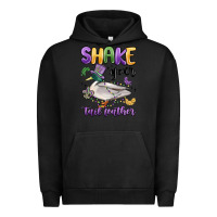 Pigment Black shake your tail feather mardi gras Urban Hoodie - MaliasSmallBusiness
