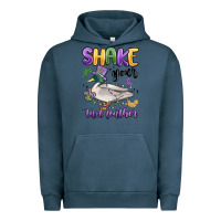 Pigment Midnight Navy shake your tail feather mardi gras Urban Hoodie - MaliasSmallBusiness