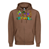 Chestnut camping crew Zipper Hoodie - Zillion Design Studio