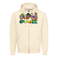 Sandshell camping crew Zipper Hoodie - Zillion Design Studio