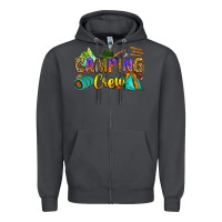 Smoke camping crew Zipper Hoodie - Zillion Design Studio