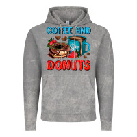 Cloud Rock coffee and donuts Vintage Hoodie - AdoDesignShop