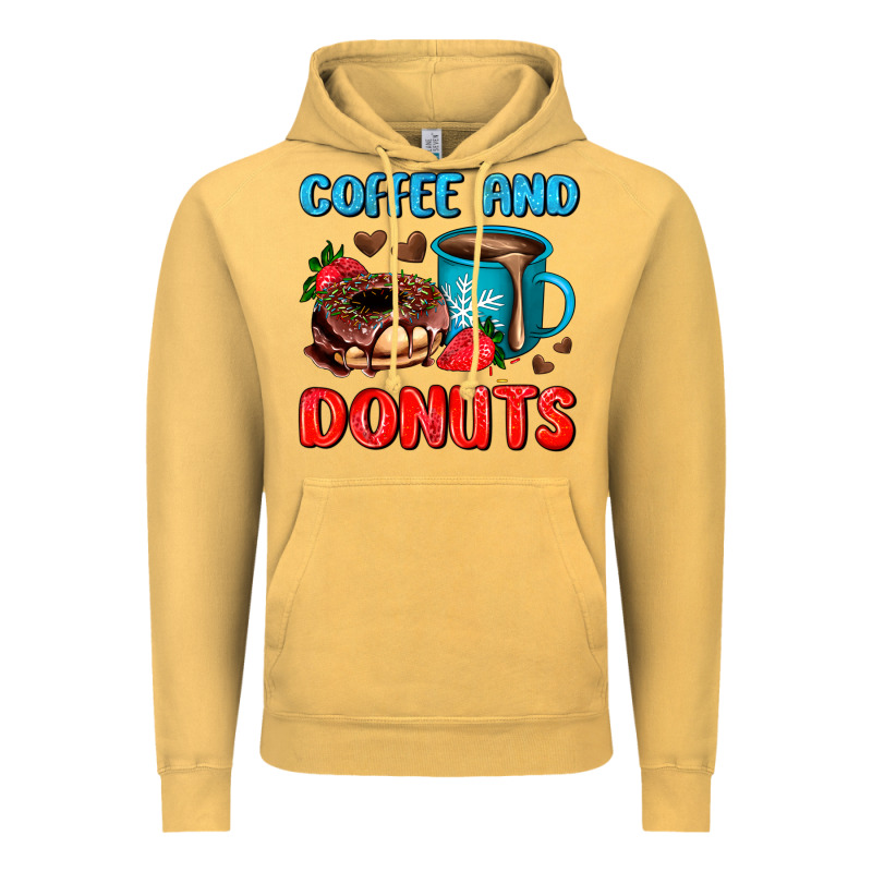 Coffee And Donuts Vintage Hoodie by AdoDesignShop | Teevron