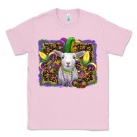 Bubblegum Pink mardi gras baby sheep king cake fleur de lis Classic Tee - RanaPortraitStore