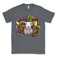 Charcoal Heather mardi gras baby sheep king cake fleur de lis Classic Tee - RanaPortraitStore