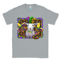 Heather Grey mardi gras baby sheep king cake fleur de lis Classic Tee - RanaPortraitStore