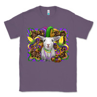 Lavender mardi gras baby sheep king cake fleur de lis Classic Tee - RanaPortraitStore