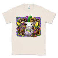 Natural mardi gras baby sheep king cake fleur de lis Classic Tee - RanaPortraitStore