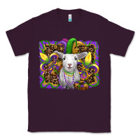 Plum mardi gras baby sheep king cake fleur de lis Classic Tee - RanaPortraitStore