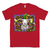 Red mardi gras baby sheep king cake fleur de lis Classic Tee - RanaPortraitStore