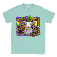 Seafoam mardi gras baby sheep king cake fleur de lis Classic Tee - RanaPortraitStore