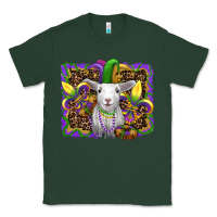 Sports Green mardi gras baby sheep king cake fleur de lis Classic Tee - RanaPortraitStore
