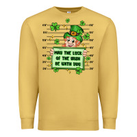 Antique Gold may the luck of the irish be with you Premium Sweatshirt - Artiststas