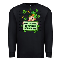 Black may the luck of the irish be with you Premium Sweatshirt - Artiststas