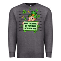 Charcoal Heather may the luck of the irish be with you Premium Sweatshirt - Artiststas