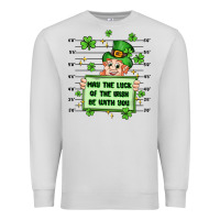Dove Grey may the luck of the irish be with you Premium Sweatshirt - Artiststas