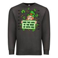 Smoke may the luck of the irish be with you Premium Sweatshirt - Artiststas