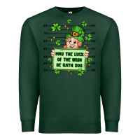 Sports Green may the luck of the irish be with you Premium Sweatshirt - Artiststas