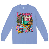 Colony Blue campers have smore fun Long Sleeve Tee - RanaPortraitStore