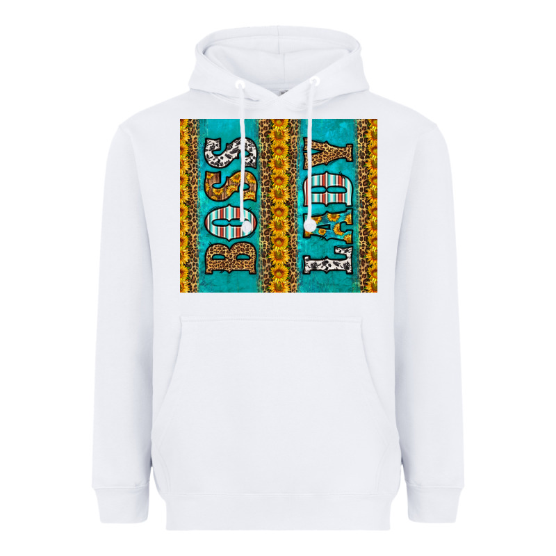 Western Boss Lady Heavyweight Hoodie by HRA Design Shop | Teevron