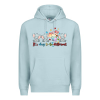 Blue Mist it's okay to be different Premium Hoodie - MaliasSmallBusiness