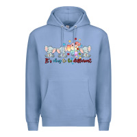 Colony Blue it's okay to be different Premium Hoodie - MaliasSmallBusiness