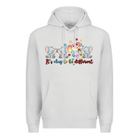 Dove Grey it's okay to be different Premium Hoodie - MaliasSmallBusiness