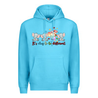 Ocean Blue it's okay to be different Premium Hoodie - MaliasSmallBusiness