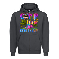 Smoke camp hair don't care Zipper Hoodie - Zillion Design Studio