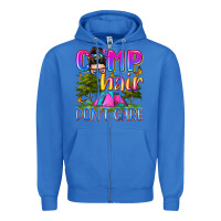 True Royal camp hair don't care Zipper Hoodie - Zillion Design Studio