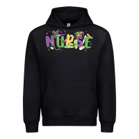 Black nurse mardi gras Urban Hoodie - MaliasSmallBusiness