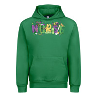 Emerald nurse mardi gras Urban Hoodie - MaliasSmallBusiness