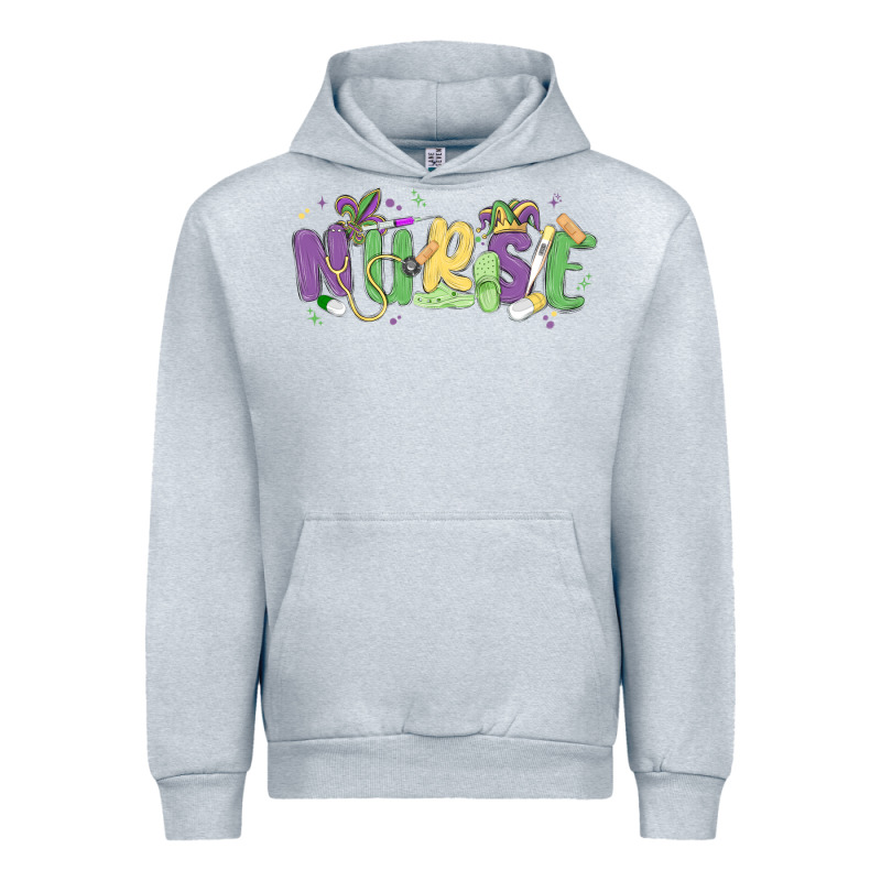 Nurse Mardi Gras Urban Hoodie by MaliasSmallBusiness | Teevron