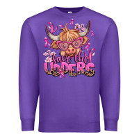 Purple save the udders Premium Sweatshirt - AdoDesignShop