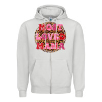 Dove Grey most loved mama Zipper Hoodie - texasbilliewilder