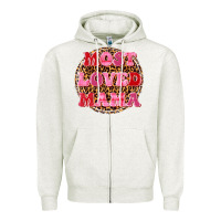 Oatmeal Heather most loved mama Zipper Hoodie - texasbilliewilder