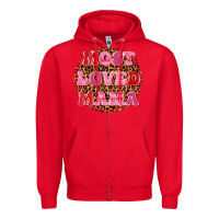 Red most loved mama Zipper Hoodie - texasbilliewilder