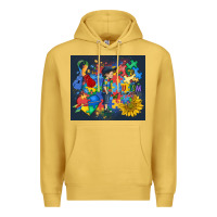 Antique Gold autism awareness Premium Hoodie - MaliasSmallBusiness