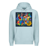 Blue Mist autism awareness Premium Hoodie - MaliasSmallBusiness