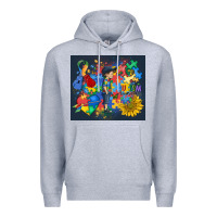 Heather Grey autism awareness Premium Hoodie - MaliasSmallBusiness