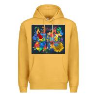 Mustard autism awareness Premium Hoodie - MaliasSmallBusiness