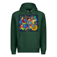 Sports Green autism awareness Premium Hoodie - MaliasSmallBusiness