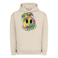 Smiley Face Mardi Gras Urban Hoodie | Teevron