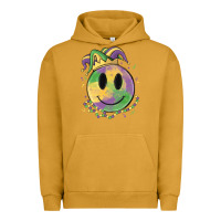 Pigment Peanut Butter smiley face mardi gras Urban Hoodie - MaliasSmallBusiness