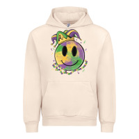 Sandshell smiley face mardi gras Urban Hoodie - MaliasSmallBusiness