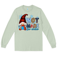 Matcha not made for winter with gnome Long Sleeve Tee - Zillion Design Studio