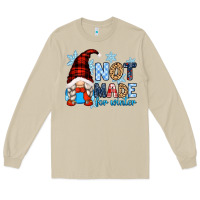 Mushroom not made for winter with gnome Long Sleeve Tee - Zillion Design Studio