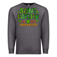 Charcoal Heather saint patrick university Premium Sweatshirt - Artiststas