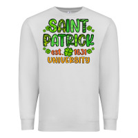 Dove Grey saint patrick university Premium Sweatshirt - Artiststas